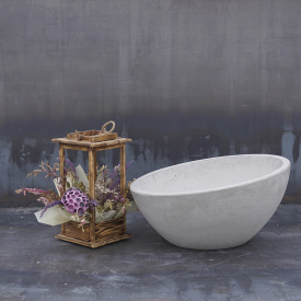 Вазон бетонный Милано S 30x60x60 см, уличный садовый RAL K7 Classic