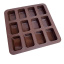 Форма силиконовая для выпечки Lessner Chef Choco 10251 квадратная 24,8х24,8х2,5 см Коричневый (22285) Запорожье