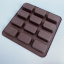 Форма силиконовая для выпечки Lessner Chef Choco 10251 квадратная 24,8х24,8х2,5 см Коричневый (22285) Запорожье