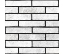 Плитка Golden Tile KLINKER BRICK БЕЛЫЙ KB0010 250x60x6 мм