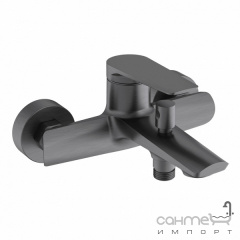 Смеситель для ванны Аква Родос Valencia 09 Gun Metal оружейная сталь Бородянка