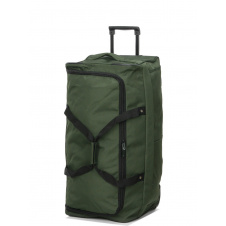 Дорожня сумка на колесах Snowball 32182 XL 112 л Темно-зелений (32182/XL/78/75)
