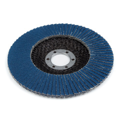 Круг (диск) Polax шлифовальный лепестковый для УШМ (болгарки) оксид циркония 125*28 мм зерно K100 (54-093) Вараш