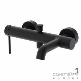 Смеситель для ванны Аква Родос Madrid 11 Black Matte матовый черный