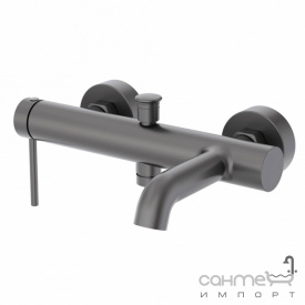 Смеситель для ванны Аква Родос Madrid 13 Gun Metal оружейная сталь