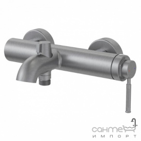 Смеситель для ванны Аква Родос Metro 08 Gun Metal оружейная сталь
