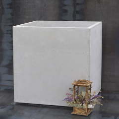 Горшок бетонный Верона XL 100x100x100 см, уличный садовый Сарни