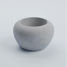 Ваза бетонная Лима 52x83x83 см, уличная садовая Художественная покраска