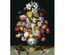 Картина по номерам Идейка Цветочная симфония Ambrosius Bosschaert de Oude KHO3210 40х50 см