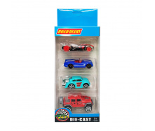 Набор металлических машинок A-Toys 698-04S в коробке 4шт Вид 1
