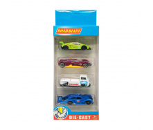 Набор металлических машинок A-Toys 698-04S в коробке 4шт Вид 2