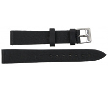 Ремінець для годинника зі шкіри Mykhail Ikhtyar 16 мм Чорний (S629-16-1S black)
