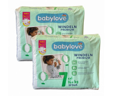 Підгузки Babylove Premium 7 XXL (16+ кг) 60 шт