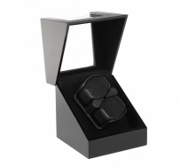 Скринька Craft для підзаводу 2-х годинників M12011 BL 210х210х240 мм Чорний