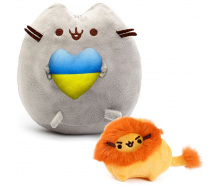 Набір м'яких іграшок 2Life Pusheen cat 23x25 см та 8х7 см v-11600