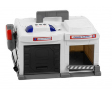 Дитячий гараж Chengmei Toys Швидка допомога 25 х 17 х 14 см White and red (86516)