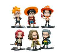 Набір фігурок Ван Піс One Piece 8см 6 штук (22886) The Coop