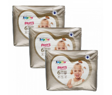 Дитячі підгузники - трусики Lupilu Pantsy Premium Jumbo Bag 6 Extra Large 15+ кг 96 шт