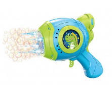 Іграшковий дитячий пістолет який генерує бульбашки Dino Bubble Gun синій (AUAU07)