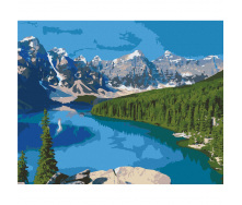 Картина за номерами Озеро Марейн Канада Art Craft 10587-AC 40х50 см