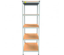 Металевий стелаж Emby Light Series 2400х600x600 мм 5 полиць ДСП до 100 кг
