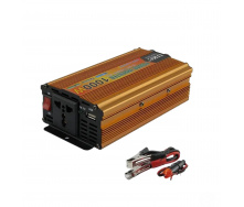Перетворювач напруги UKC 1 кВт 1000Вт 12V 220V інвертор (SSK12V-1000W)