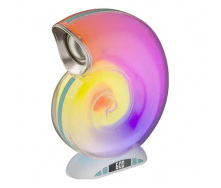 Настільна лампа RIAS L-39 mini RGB з Bluetooth колонкою та годинником White