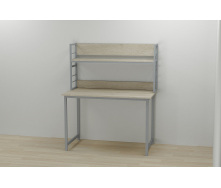 Надбудова для столу Ferrum-decor Лінкольн 60x120x28 Сірий ДСП Сонома (LIN0039)