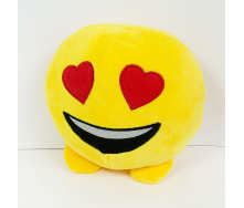 М'яка іграшка Weber Toys смайлик emoji улюбленець 18см (WT619)