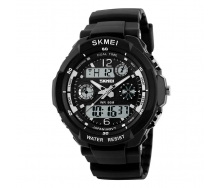 Дитячий спортивний наручний годинник Skmei 1060 s-shock Чорний