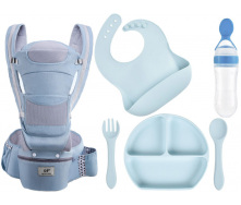 Комплект 2Life Baby Carrier 6в1 Блакитний (vol-9973)