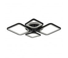 Стельова LED люстра Sunlight 5631/2+2 R чорний