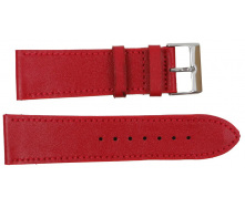 Ремінець для годинника зі шкіри Mykhail Ikhtyar 24 мм Червоний (S709-24S red)