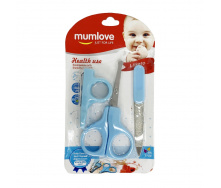Манікюрний набір для новонароджених Mumlove MGZ-0703(Blue) у блістері