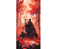 Картина за номерами Ведмідь у лісі Art Craft 11550-AC 40x80 см