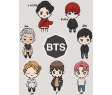 Картина за номерами Art Craft LOL BTS 40х50 см 10275-AC