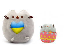 Набір м'яких іграшок S&T Pusheen cat 23х25 см та 15х12 см (vol-10452)