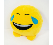 М'яка іграшка Weber Toys смайлик emoji сміхотунчик 18см (WT621)