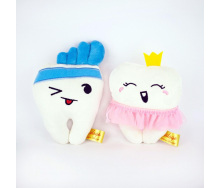 М'яка іграшка Kidsqo Зубики парочка 18 см (KD651)