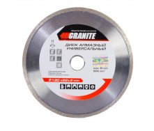 Диск алмазний GRANITE UNIVERSAL 180 мм 9-05-180