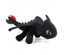 М'яка іграшка Weber Toys Дракон Нічна Лють Беззубик 18 см Чорний (WT722)