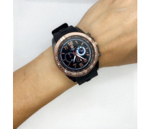 Годинник чоловічий наручний Carrera GMT BMW Clockhouse Чорний з бронзою (IBW878B)