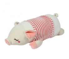 Масажна подушка Piggy WJH-11 Свинка 55x20x17 см Білий (1438124094)