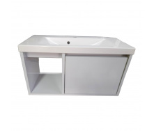 Пластикова підвісна тумба The MIX Адоніс з покриттям HPL 3103 gloss 100х60х45 см