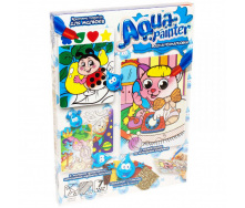 Детский набор для творчества Aqua Painter Danko Toys AQP-01 водная раскраска Котенок с телефоном