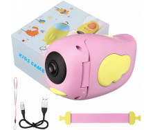 Дитяча цифрова відеокамера Smart Kids Video Camera HD DV-A100 Рожевий 16 Gb