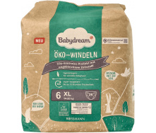 Еко підгузники Babydream 6 XL (14-20 кг) 26 шт