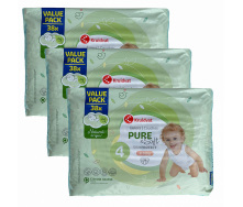 Дитячі підгузники Kruidvat Pure & Soft 4 (8-14 кг) 114 шт