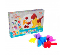3D пазлы MiC Животные 32 эл (39355)