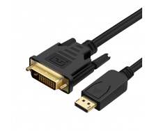 Кабель PrologiX DisplayPort/DVI M/M 3 м Black PR-DP-DVI-P-04-30-3m